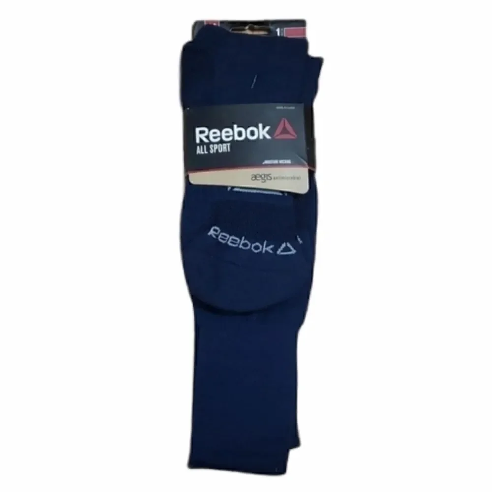 NEW! REEBOK ALL SPORT NAVY BLUE SOCKS